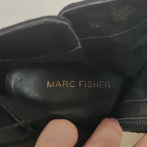 Marc Fisher Womens sz 5.5 M Ankle Boots Pointed Toe Suede Stiletto High Heels - Picture 8 of 10